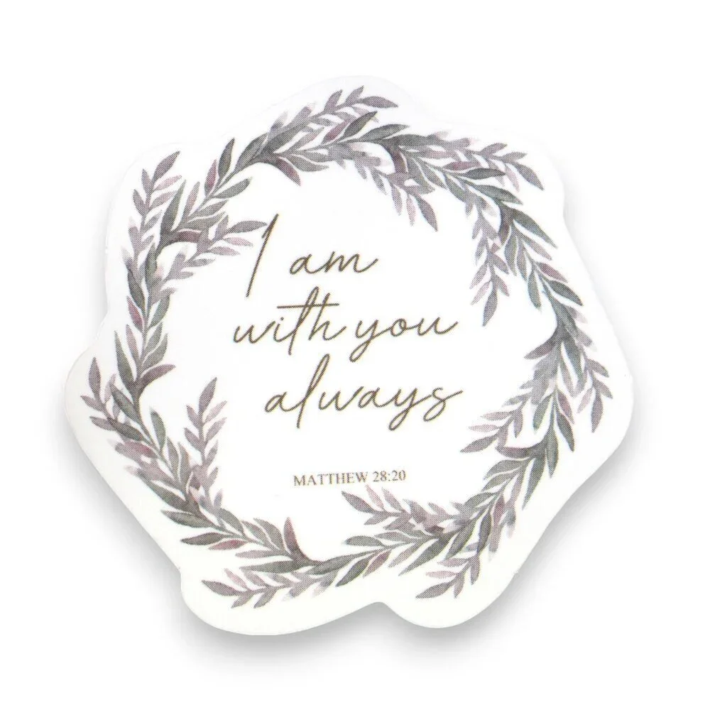 Sticker Religious Christian Bible Verse